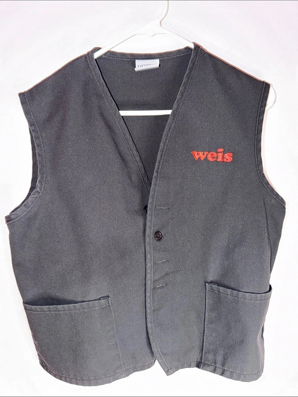 Daystar Two-Pocket Unisex Uniform Vest Style 742 Uniform Vest Style 742 Gray